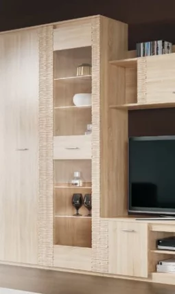 Витрина Элана (В) Дуб сонома Витрина Элана (В) Дуб сонома_2