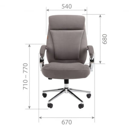 Кресло руководителя Chairman 794 HOME Коричневый_4
