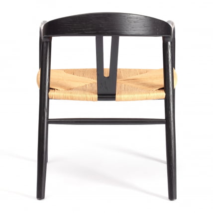 Стул ВАЛИ дерево вяз, черный, 50х46х77 см / VALI_3