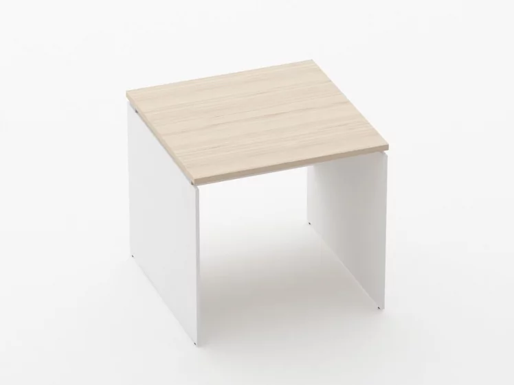 Стол прямой Deka ЛДСП каркас 75.08.08 Туя/Белый_0