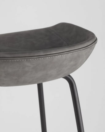 Стул барный Beetle Lite PU серый 2 шт_5