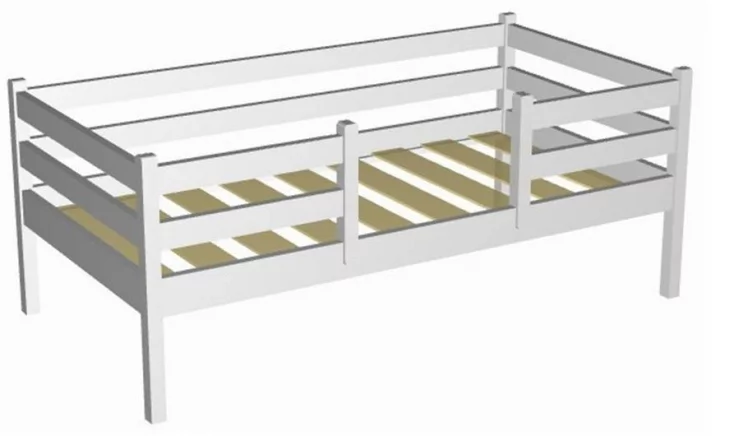 Кровать детская RooRoom VK-33 Белая_0