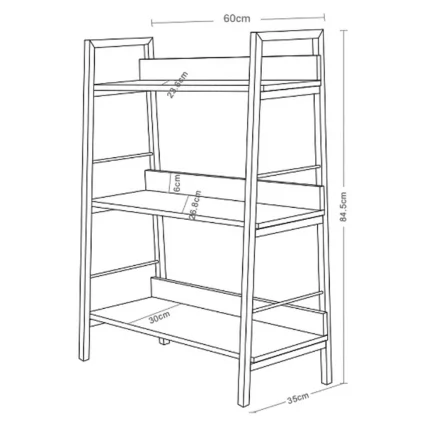 Стеллаж на металлокаркасе BRABIX LOFT SH-002 Мореный дуб_9