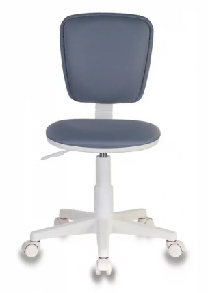 Кресло детское Бюрократ CH-W204NX (пластик белый) Серый 15-48_1