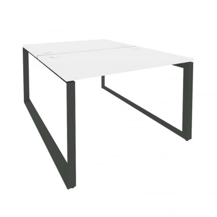 Рабочая станция на О-образном м/к ОНИКС О.МО-Д.РС-2.2.8 Белый Бриллиант/Антрацит / ONIX O.MO-D.RS-2.2.8_0