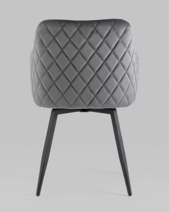 Стул Ника вращающийся велюр Серый_4