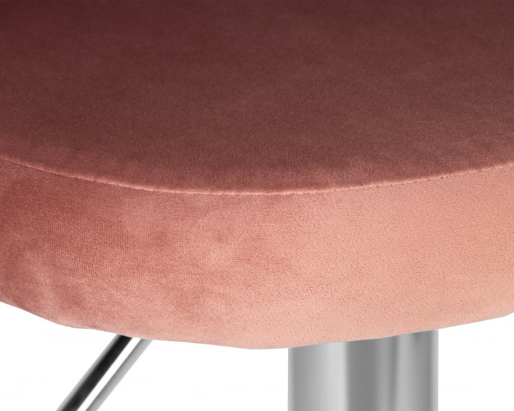 Стул барный DOBRIN MILANA Пудрово-розовый велюр MJ9-32_6