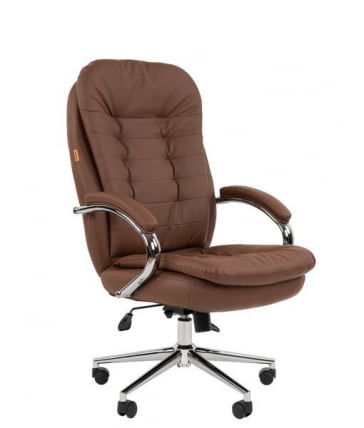 Кресло руководителя CХАИРМАН 795 ЭКО Коричневый / CHAIRMAN_0