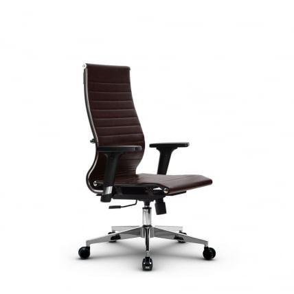 Кресло офисное МЕТТА Комплект 10/2D, Основание 17834 Комплект 3 Коричневое_1