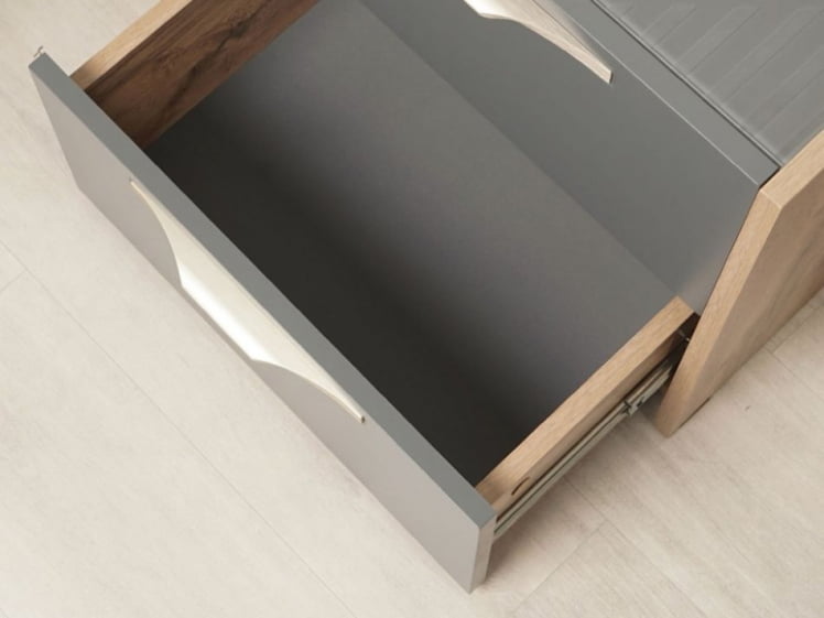 Комплект мебели для спальни Монако 902 №4 Дуб Вотан Оникс Графит Десерт Серый_11