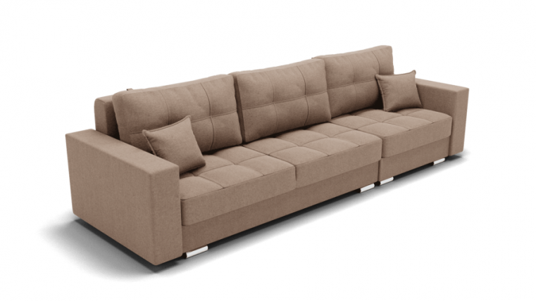 Диван Талисман-2 угол левый/правый (ЗР) Цвет фасада: Светло коричневый; Тип: Левый/правый; Материал фасада: Металл/Велюр_0