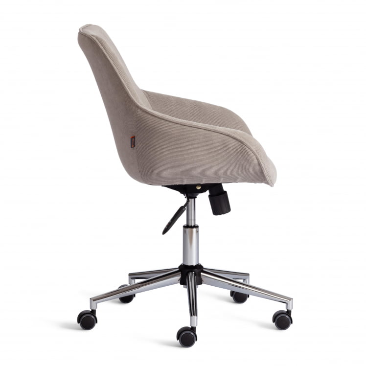 Кресло DUBLIN хром вельвет, серый_1