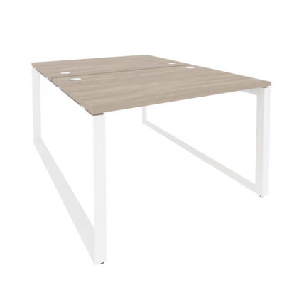 Рабочая станция на О-образном м/к ОНИКС О.МО-Д.РС-2.2.8 Дуб Аттик/Белый / ONIX O.MO-D.RS-2.2.8_0