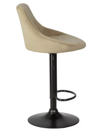 Стул барный DOBRIN LOGAN BLACK Мокко велюр MJ9-9_2