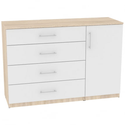 Комод Калисто(K45)923х1352х468ручкарейлинг160мм(ДСС-Белый)_0