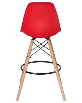Стул барный ДОБРИН ДСВ БАР Красный Р-02 / DOBRIN DSW BAR R-02_3