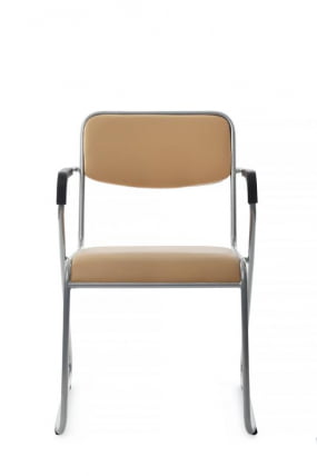 Кресло Никс Плус РCХ ОМКЛ-04 Бежевый/Металл окрашенный Хром / Nix Plus RCH OMKL-04_7