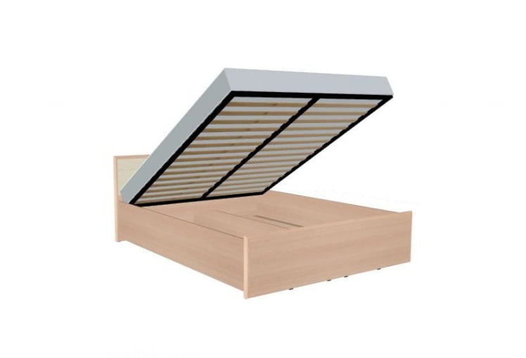 Основание с подъемным механизмом (1600) АМЕЛИ 2.2 Дуб отбеленный (спальня)_0