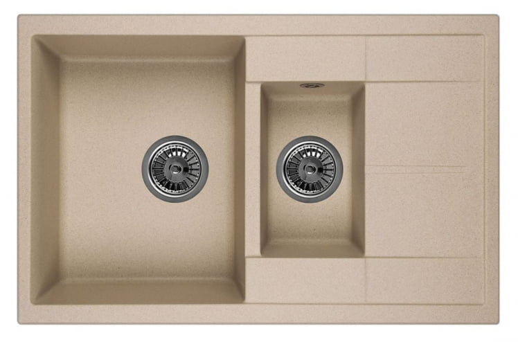 Кухонная мойка GRANULA 7802 Песок_0