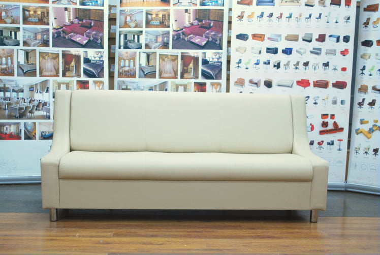 Диван офисный тройной Клерк 9 бежевый Ecotex 3014_2