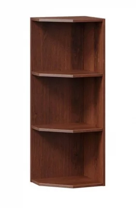 Шкаф кухонный окончание открытый высокий Тип 4 Шервуд ЛД 270.660.000 Орех_0