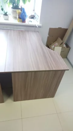 Стол письменный левый СА-2 Л Ясень Шимо_1