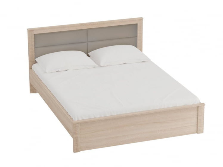 Кровать с основанием 1200 Элана №3 Дуб сонома/Ель карпатская_0
