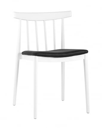 Стул пластиковый Ранч с мягким сиденьем Белый / Ranch_0