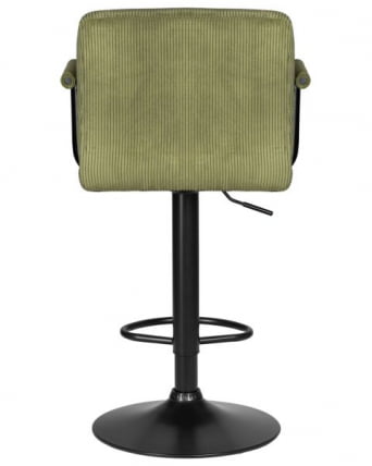 Стул барный ДОБРИН КРУГЕР АРМ БЛАCК (зеленый вельвет (ЛАР-Е2041-7)) 2 шт / DOBRIN KRUGER ARM BLACK (LAR-E2041-7))_5