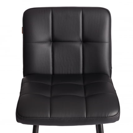 Полубарный стул Medeo/Медео экокожа , черный, 42х56х102 см_5