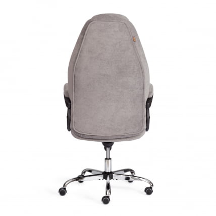 Кресло офисное BOSS Lux флок , серый, 29_4