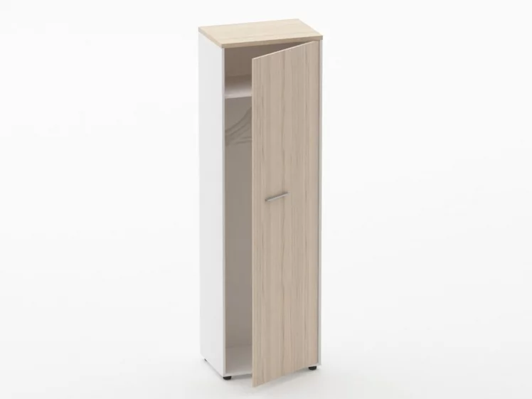 Шкаф для одежды 4 узкий Deka 10.19.302Пр Туя/Белый_1