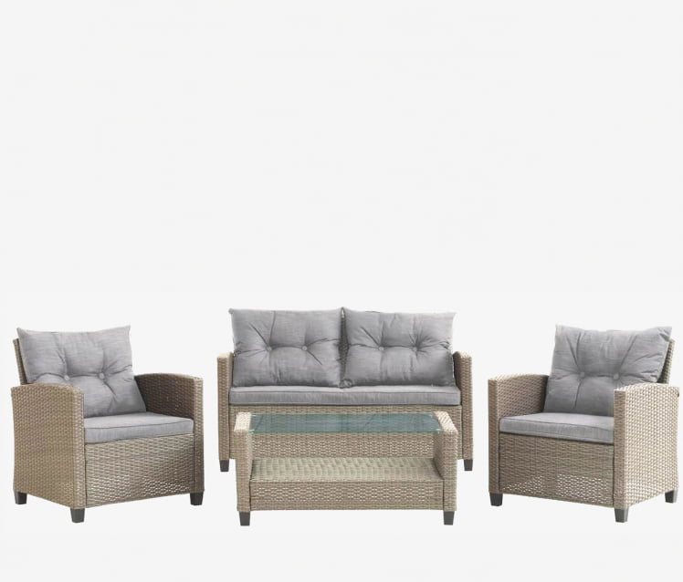 Комплект плетеной мебели AFM-805B Beige/Dark beige_1