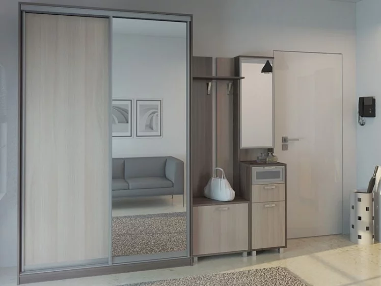 Прихожая WEST Комлпект № 5_Ясень шимо темн/ясень шимо св_0