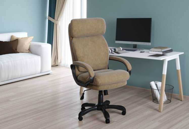 Кресло руководителя CХАИРМАН 505 НЕВ экокожа Бежевый / CHAIRMAN NEW_3