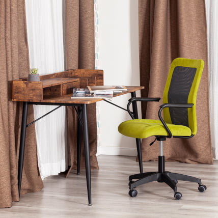 Кресло STAFF флок/ткань, олива/серый, 23/W-12_11