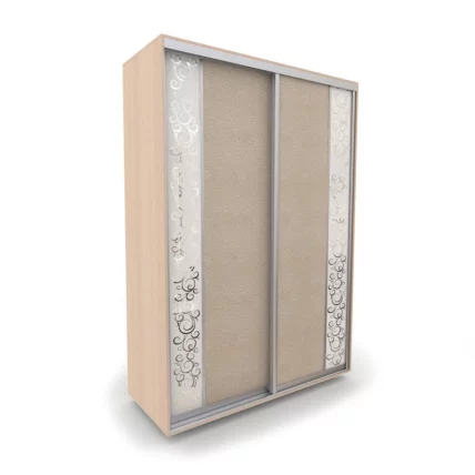 Шкаф-купе 2-х дверный Акцент-Вера КС 1200х600  Дуб молочный_0