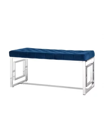 Банкетка БРУКЛИН велюр Синий_0