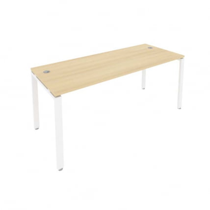 Стол письменный METAL SYSTEM Б.СП-5 Акация/Белый_0