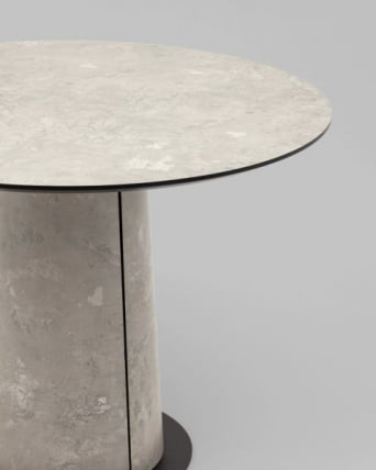 Стол круглый Пулон 100 см столешница HPL бетао_3