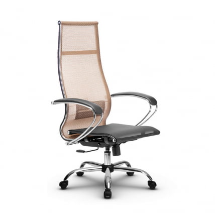 Кресло офисное МЕТТА B 1m 7/K131, Основание 17833 Комплект 2 Золотой ротанг Черное_0