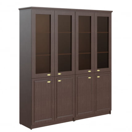 Шкаф высокий 2-х секционный комбинированный РХC 180.2 Венге / RHC_0