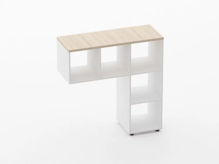 Стеллаж к столу Deka 9.07.11 Туя/Белый_0