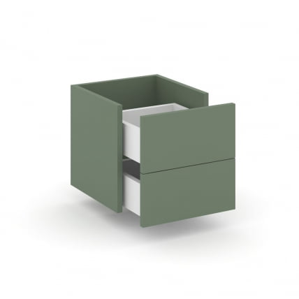 Вставка в надставку - два ящика+ЗС CONCEPT CN.NP-002 Кобо Белый бриллиант_0