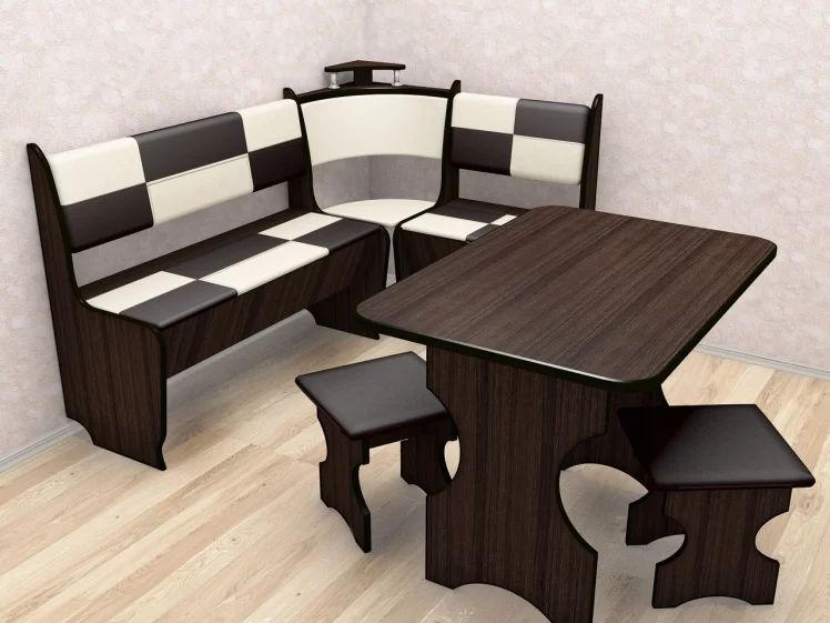 Обеденная группа Домино Венге 1500х1000 (комплект)_0