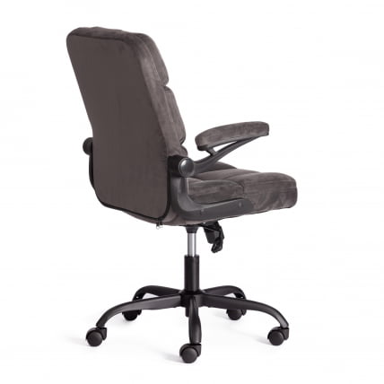 Кресло офисное Лугано велюр, темно-серый / Lugano_2