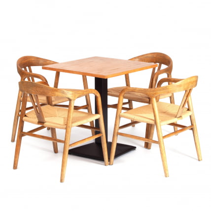 Стул ВАЛИ дерево вяз, Груша (№3), 50х46х77 см / VALI_8