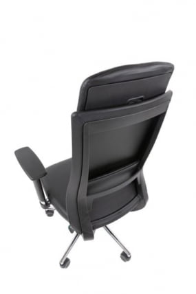 Офисное кресло CХАИРМАН 500 ЛЮКС (ЛУКС) ЭКО экокожа Черный / CHAIRMAN (LUX)_5