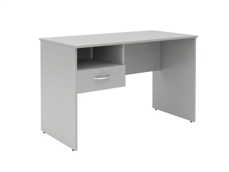 Стол письменный (S-1200) L с левой подвесной тумбой Белый_0