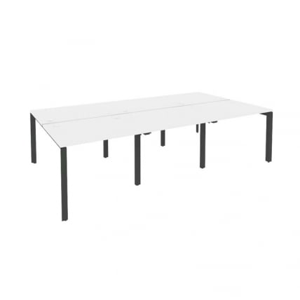 Рабочая станция на П-образном м/к ОНИКС О.МП-Д.РС-6.1.8 Белый Бриллиант/Антрацит / ONIX O.MP-D.RS-6.1.8_0